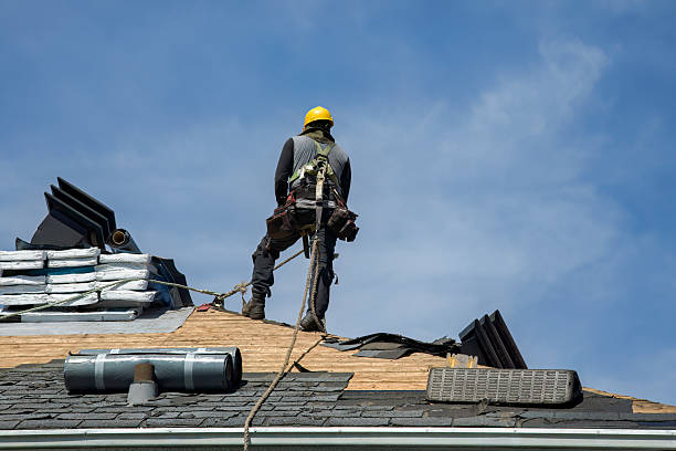 Professional Gutter Installation technician working in Berea, KY